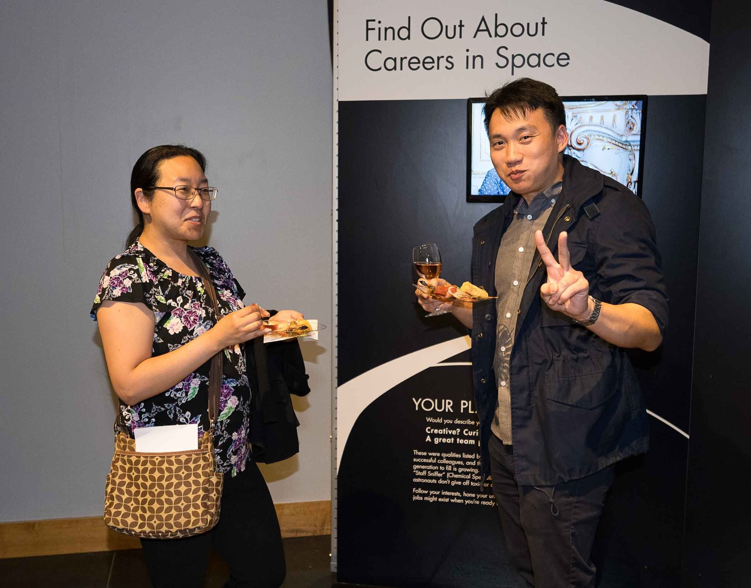 Youth engaged in hands-on learning activities